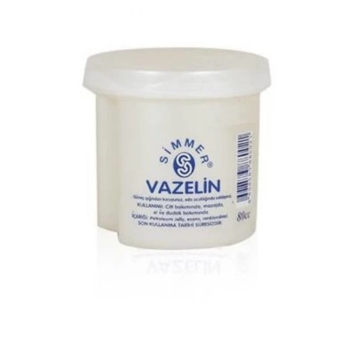 SİMMER ( BEYAZ ) CREAM VAZELİN 80CC*24X12
