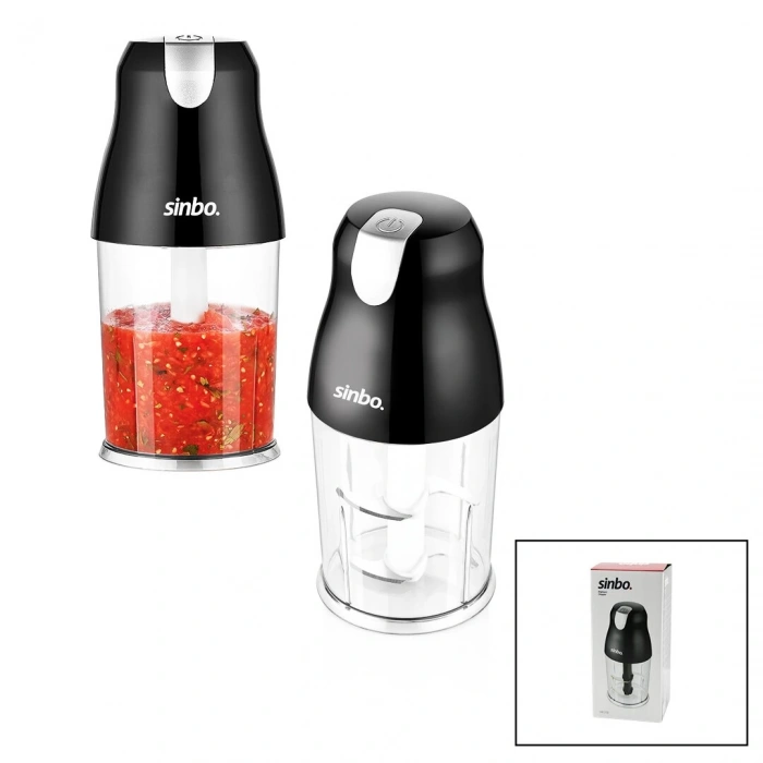 SİNBO SHB-3106 ( 4 BIÇAKLI ) DOĞRAYICI RONDO ( 1.5LT HAZNE & EMNİYET ANAHTARLI )*6