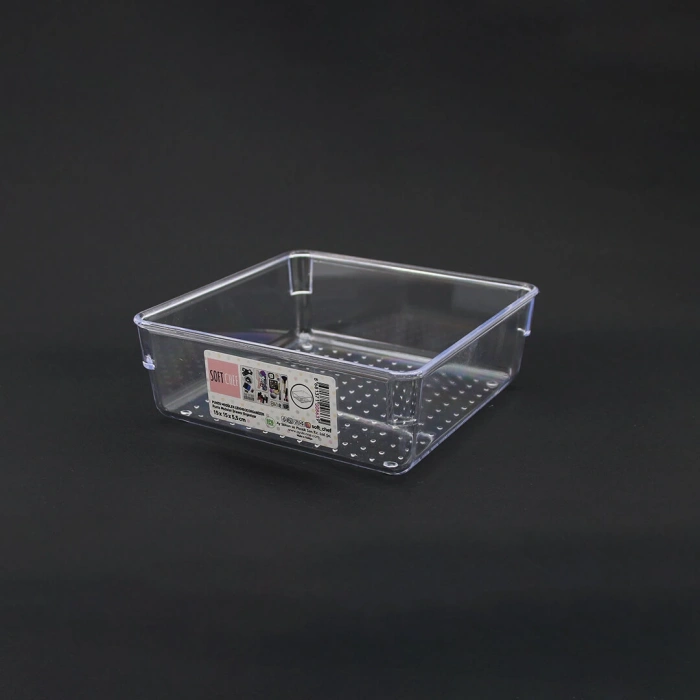 SOFTCHEF PUNTO-00863 ( 15 X 15 X 5.5CM ) MİKA MODÜLER ÇEKMECE ORGANİZERİ*24=K