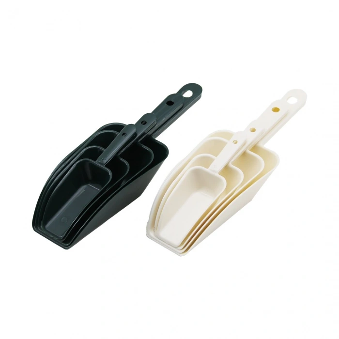 URVE URV-3041 ( 4PCS ) ÖLÇÜ ERZAK KÜREK KAŞIK ( RENKLİ PLASTİK )*120