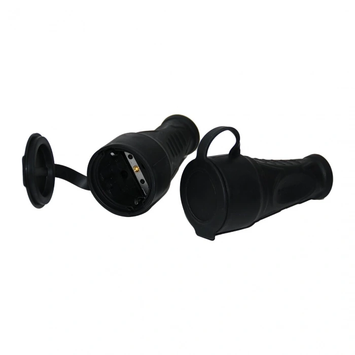 VEETRİN 420903-NAT KP-1161 ( KAUÇUK ) ( DİŞİ ) TOPRAKLI FİŞ ( 1X16A ) ( KAUCUK )*35X6