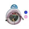 İBİCO K13-031 ( NİKELAJLI ) RENKLİ PLASTİK DUŞ HORTUMU (ANTİ TWİST=DOLANMAZ-KIVRILMAZ-KOPMAZ) (1.5MT) (KARTELALI)*64