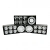 NEWLİFE CLKN-2371 ( SİYAH & BEYAZ ) ( 12PCS=6-TAKIM ) PORSELEN KAHVE FİNCANI ( ÇİÇEK & ÇİZGİ & NOKTA MİX DESEN )*12