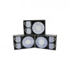 NEWLİFE CLKN-2372 ( MAVİ & BEYAZ ) ( 4PCS=2-TAKIM ) PORSELEN KAHVE FİNCANI ( ÇİÇEK & ÇİZGİ & NOKTA MİX DESEN )*36