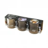 PABLITO HOME PBT-589 ( 3PCS ) ( 350ML & TOMBUL ) (KULPLU) CAM KUPA BARDAK (BROSİLİKAT) (TERMİSİL & ISIYA DAYANIKLI)*16=K