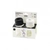 QLUX C-00201 ( 2 PCS ) ( CAM ) TUZLUK & BAHARATLIK SET ( PLASTİK KAPAK= 3 SİTİL DÖKÜM )*6=K