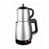 SİNBO STM-5831 ( 2İN1= ÇAYCI & KETTLE ) ( ÇELİK ) ELEKTRİKLİ ÇAY MAKİNESİ ( 1.7LT + 0.7LT ) ( ÇAY SÜZGEÇLİ ) ( 360° DÖNEBİLİR )*6