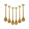ZHU ZHİ YUAN DMR-8465 ( 6PCS & YUVARLAK & KALP FİGÜR SAPLI  ) AHŞAP BAMBU ( ÇAY KAŞIK ) SETİ*500