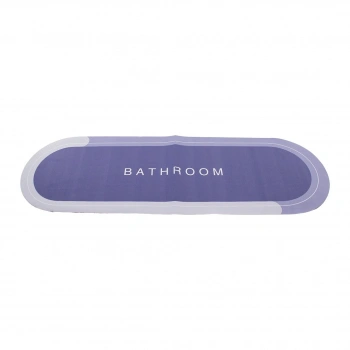 BAROTTİ DMR-4807 ( OVAL ) ( DÜZ RENKLİ ) ( 116 X 37.5CM ) ( SU EMİCİ & SİHİRLİ ) BANYO PASPASI ( ELASTİK )*50