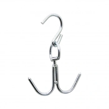 BAŞ ZİNCİR ( 10MM ) ( BÜYÜK ) ( W ) KASAP KURBAN ÇENGEL KANCA*20X5