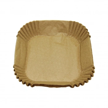 BELLHOWELL DMR-4154-4541 ( 50PCS & TABAK MODELİ ) ( KARE TABAN:16CM X KENAR: 4.5CM ) AİR FRYER PİŞİRME KALIP (KAĞIT)*200