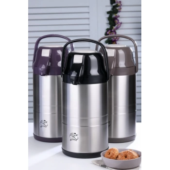 COOKER CKR-2008 ( 3.5LT ) LÜX 304 ÇELİK TERMOS RENKLİ ( POMPALI & MUSLUKLU ) ( TAŞIMA KULPLU & POMPA KİLİT TUŞLU )*6