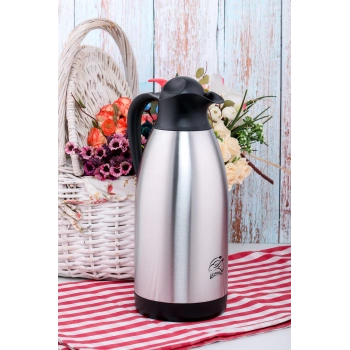 COOKER CKR-2036 ( 2.5LT ) (304 ÇELİK) SÜRAHİ TERMOS (INOX SERİSİ) (12 SAAT SICAK & 24 SAAT SOĞUK) (ÇİFT CONTALI KAPAK)*12