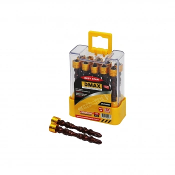 DMAX-4564 ( PZ2 X 65MM ) ( ÇİFT YÖNLÜ ) ( YILDIZ ) MIKNATIS UÇLU BİTS*10X120