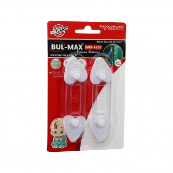 ELYBABY ELY-992 BUL-MAX BMX-4289 ( 2PCS ) MİNİ ÇOK AMAÇLI KİLİT ( ÇOCUK EMNİYET )*10X6