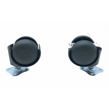 ERECT ERC-802-P ( DÜZ DÖNER TABLALI & 50MM ) ÇİFTLİ PLASTİK TEKER*10X40