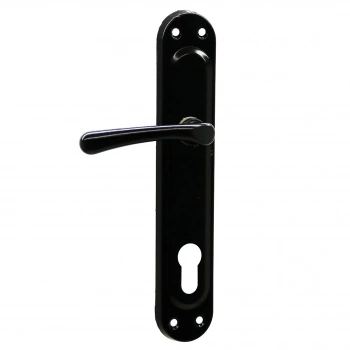 ERİŞ-08 ( KUMRU )  ( SİLİNDİR & YALE ) ( SİYAH ) KAPI KOLU TAKIM*2X30