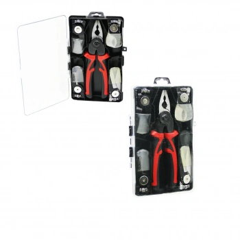 İBİCO ( 5 BAŞLIK ) ÇOK FONKSİYONLU PENSE SET( TEL PENSE - KABLO KESİCİ - TEL SIYIRMA - MAKAS - SIKMA PENSE )*55