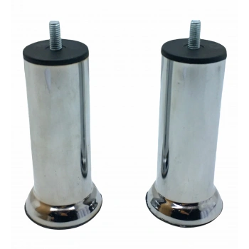 İBİCO ( 90-1014-1-01 ) ( 15CM ) ( KROM ) TOMBUL KOLTUK BAZA AYAK ( M10 KALIN VİDALI )*10X10