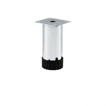 İBİCO ( 90-12137-E-01 ) ( 10CM X 42MM ) ( METAL ) TABLALI ( PLASTİK AYARLANABİLİR PİNGOLU ) KOLTUK BAZA AYAK*10X10