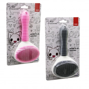 İBİCO CLEAN İ21-068 (PRATİK PET TÜY FIRÇASI) (KEDİ - KÖPEK TARAK & TEMİZLİK FIRÇASI) (BAS TUŞA=TARAK TEMİZLE) (PET SHOP)*100