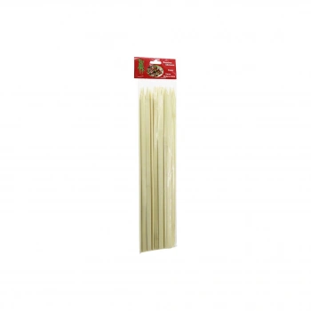 İBİCO İ18-076 BAMBOO SKEWERS ( 34.5CM ) ( GENİŞ & ADANA ) AHŞAP ÇÖP ŞİŞ ( 20PCS )*12X20