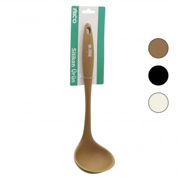 İBİCO İ22-038 ( BÜYÜK=70ML ) ( RENKLİ SİLİKON ) ( SERVİS ) ( KEPÇE ) ( SİLİKON SAPLI ) ( 28CM )*12X6