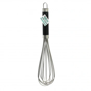 İBİCO İ22-062 ( 35CM ) ( LÜX & KALIN ) ( SİYAH SİLİKON KAPLI KROM SAP ) ÇELİK METAL ÇIRPICI ( ÇIRPICI: 21.5CM + SAP: 13.5CM )*12X10