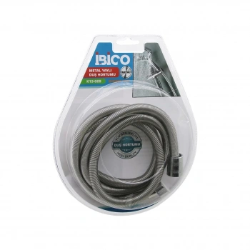 İBİCO K13-029 ( METAL YAYLI ) DUŞ HORTUMU ( 150CM ) ( VAKUMLU AMBALAJ ) ( ANTİ TWİST=DOLANMAZ-KIVRILMAZ-KOPMAZ )*72
