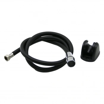 KRT-1030 ( SİYAH PLASTİK ) ( PERLATÖRLÜ ) ( TAHARETMATİK ) HORTUM ( 120CM ) ( TAHARATMATİK )*100