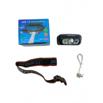 LED CHARGE HEADLAMP ( USB ŞARJLI ) KAFA LAMBASI FENER ( OYNAR BAŞLI )*300