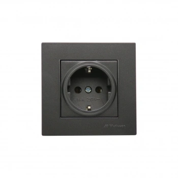 MUTLUSAN RİTA-2220 600 0295 ( POŞETLİ ) ( FÜME & TOPRAKLI PRİZ ) ÇERÇEVELİ*12X10