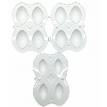 NATUREL RT-680 PLASTİK 4LÜ İÇLİ KÖFTE YAPMA KALIP APARATI*48