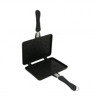 NUR IŞIKLAR ( LÜKS ) ( PLASTİK SAPLI ) ( İÇ DIŞ GRANİT ) EL TOST MAKİNESİ*20