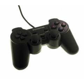 PLATOON PL-2596 ( KABLOLU ) ( PS2 MODELİ ) GAME JOYPAD PC SİYAH ANALOG OYUN KOLU*60