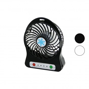 PORTABLE FAN DEMPOWER DP-590 ( MİNİ FAN ) ( USB ŞARJLI ) MASA ÜSTÜ ( MİNİ VANTİLATÖR ) ( 3 KADEME HIZ ) ( ÇAP:10.2CM & Y: 13.8CM )*100
