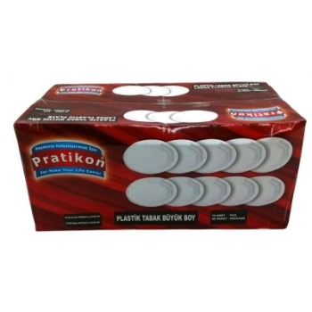 PRATİKON PR-1144 ( BÜYÜK & PLASTİK ) TABAK 10PCS*50=K
