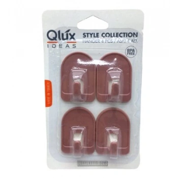 QLUX L-00136 ( 4PCS ) ( KUBBELİ ) YAPIŞKAN ASKI*80