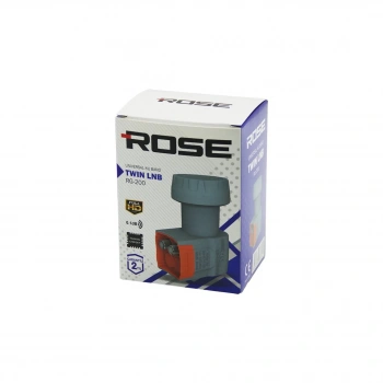 ROSE RG-200 ( 2Lİ ) UYDU ( LNB ) UNIVERSAL TWIN ( FULL HD & 3D & 0.1dB )*100