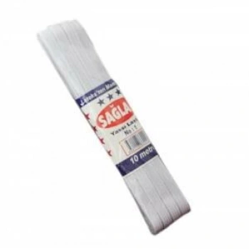 SAĞLAM ( BEYAZ ) ( YASSI ) ( NO-3 ) ( 10MT ) DON LASTİK*5X48