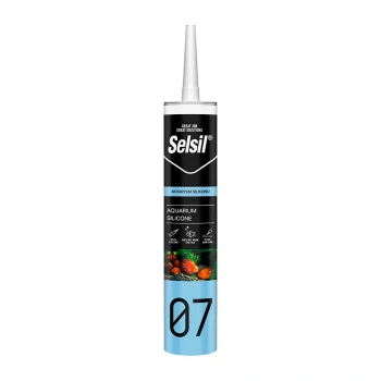 SELSİL-2449 07 ( ŞEFFAF & AKVARYUM ) SİLİKONU 280ML*25=K