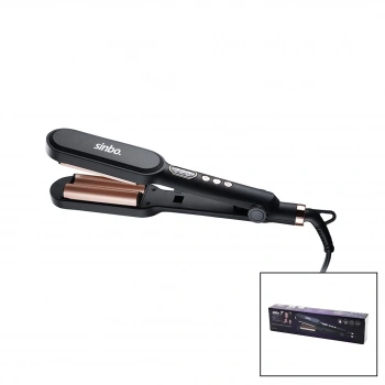 SİNBO SHD-1707 (DİJİTAL) SAÇ ŞEKİLLENDİRME CİHAZI (38X90MM SERAMİK KAPLAMA) (360° KABLO=1.8MT) (LCD SIC.AYAR=140-220℃)*12