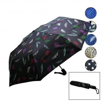 SKYBELT SKY-05 ( BAYAN ) ( YARI OTOMATİK ) ŞEMSİYE ( RENKLİ DESENLİ ) ( 8 TELLİ )*12X5