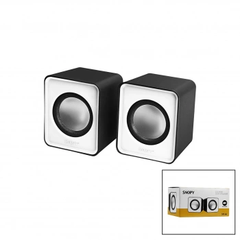 SNOPY SN-66 ( BEYAZ ) USB 2.0 MULTİMEDYA 1+1 HOPARLÖR SPEAKER SET 6W*100