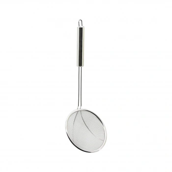 STAINLESS STEEL YAKUT-11470 (-13449 ) ( 14CM ) ( METAL TEL ) KEVGİR ( KROM METAL ÇERÇEVE & SAP= 26.5CM )*5X48