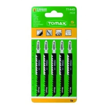 TOMAX T-144D ( AHŞAP ) ( 5PCS ) DEKOPAJ BIÇAK WOOD DEKOBAJ ( HCS ) ( 4MM TESTERE ) ( 5-50MM KALINLIK KESİCİ )*5X1
