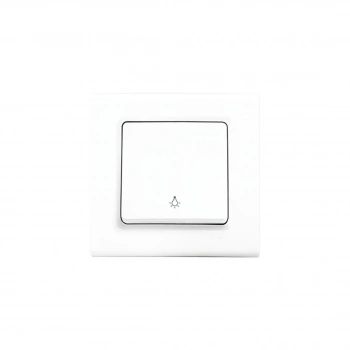 VİKO-91400003 LİNNERA S ( LIGHT ) TEKLİ ANAHTAR ( BEYAZ ) ( ÇERÇEVELİ )*12X10