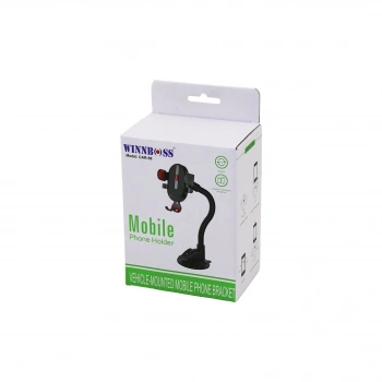 WINNBOSS CAR-06 ARAÇ & OTO TELEFON TUTUCU (360° EĞİLİP BÜKÜLEN AKROBAT KOL) (VANTUZLU & OYNAR BAŞ& GENİŞLİK AYARI)*100