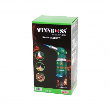WINNBOSS WN-3013 ( 2PCS ) PROFESYONEL PÜRMÜZ SETİ ( PÜRMÜZ TORCH ÇAKMAK BAŞLIK + KAMP GAZI ) ( 400ML )*48