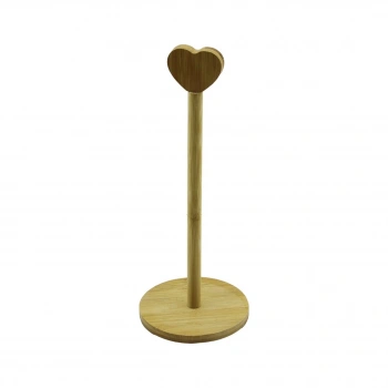 YAKUT-10620 ( YUVARLAK ALTLIK ) AHŞAP BAMBU ( KAĞIT HAVLULUK ) ( KALP BAŞLI SAP )*112
